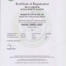 OSHS certificate